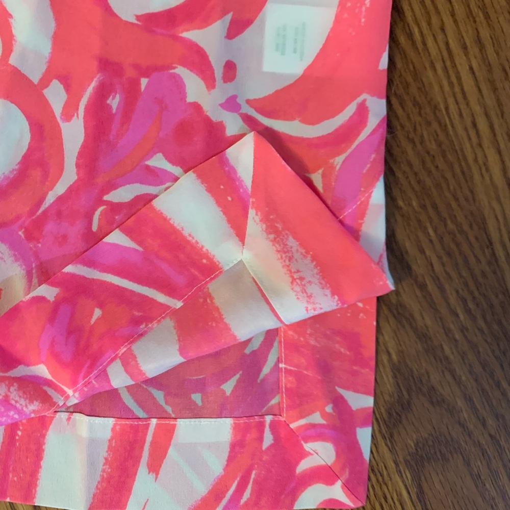 Lilly Pulitzer Amelia 100% Silk  Women's Top - Picture 8 of 15